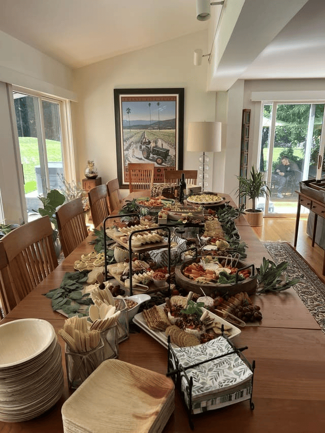 CharCUTErie Woo grazing table at a private event CharCUTErie Woo grazing table at a private event