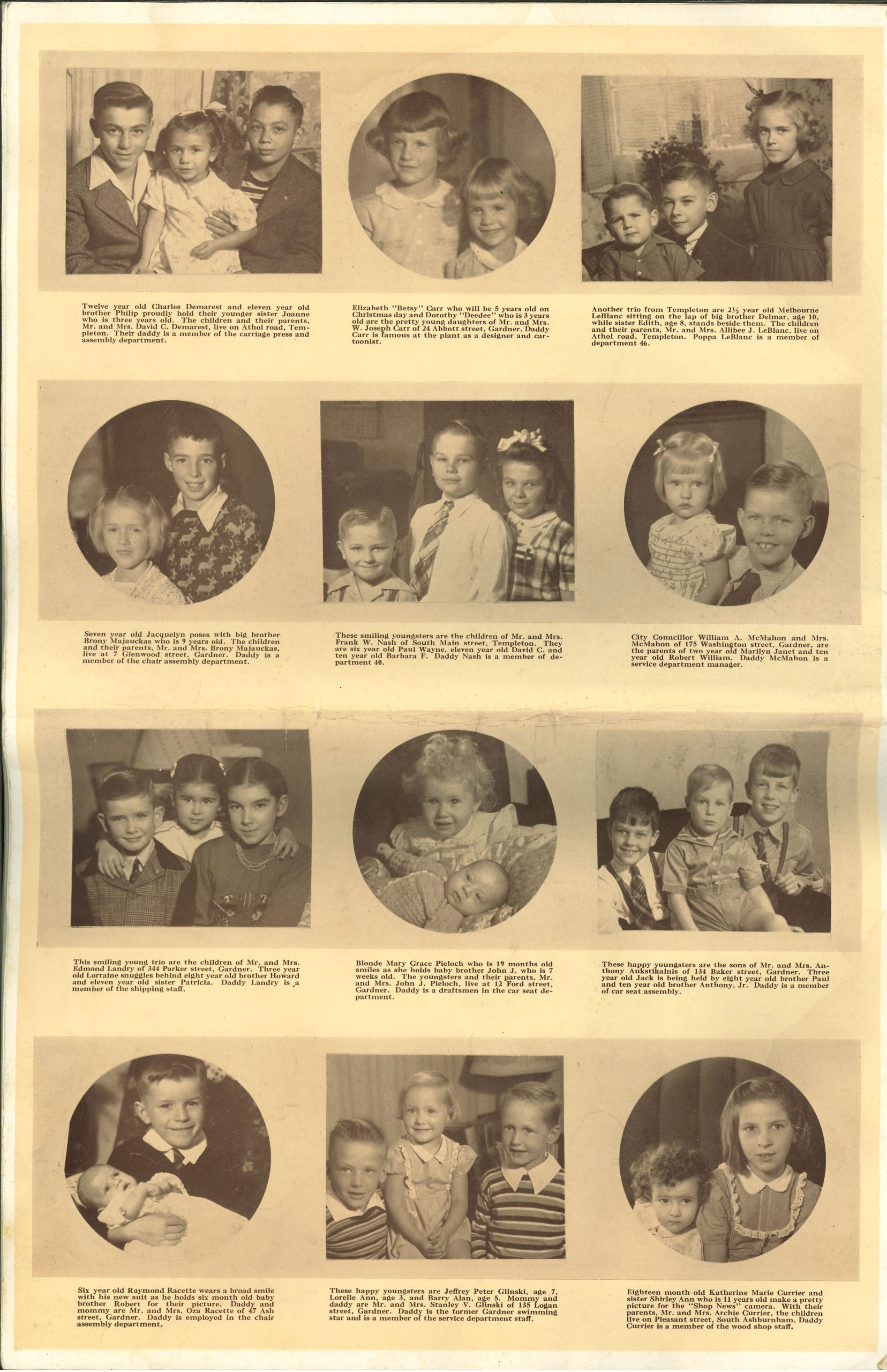 Demarest Heywood Wakefield Sons and Daughters for 1947