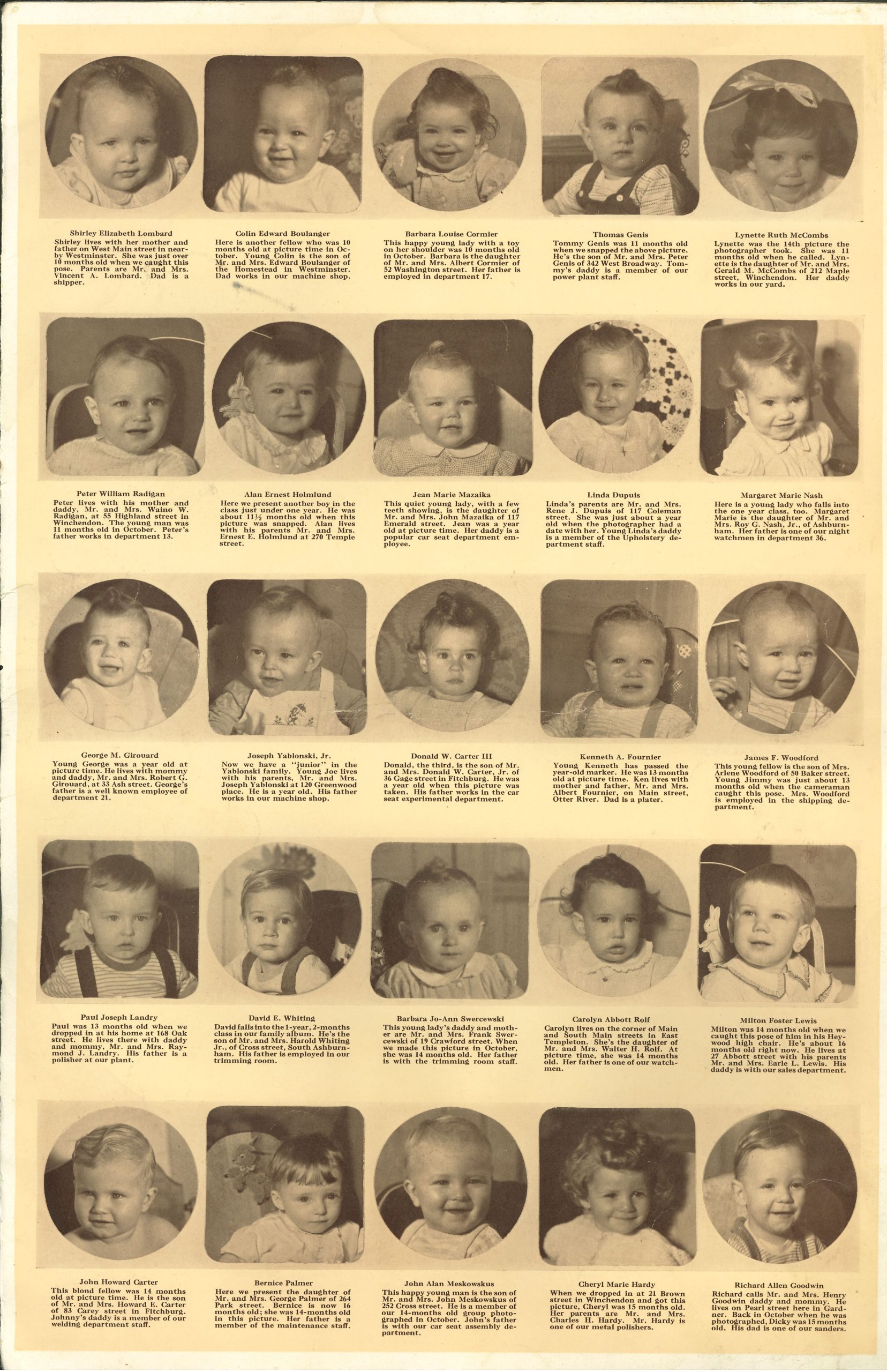 Lombard Heywood Wakefield Sons and Daughters for 1947