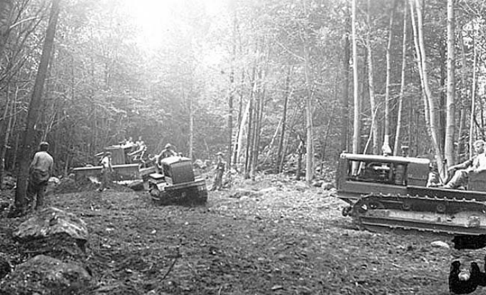 Wachusett Mountain clearing