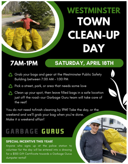 Town Wide Cleanup Days in Central Massachusetts Spring 2026 Town Wide Cleanup Days in Central Massachusetts Spring 2026